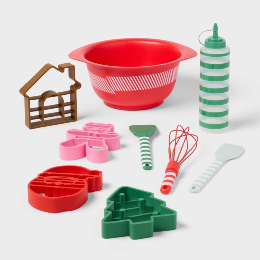 Colorful Christmas Baking Set